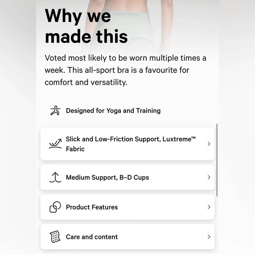 Lululemon Energy Sports Bra size 8 - Picture 3 of 6